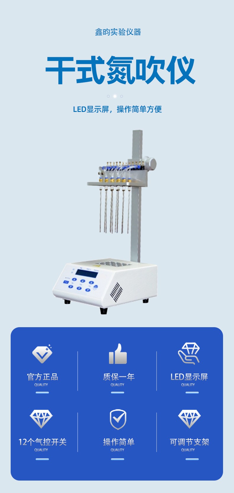 浴干式氮吹儀(圖1)